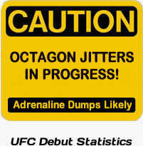 UFC debut statistics